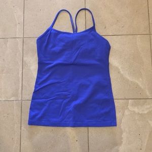Lululemon Power Y Tank - Blue/Periwinkle